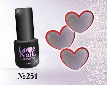 251 LOVE NAIL ГЕЛЬ ЛАК класса Premium                          
