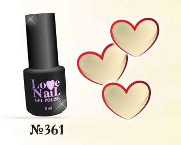 361  LOVE NAIL ГЕЛЬ ЛАК класса Premium  