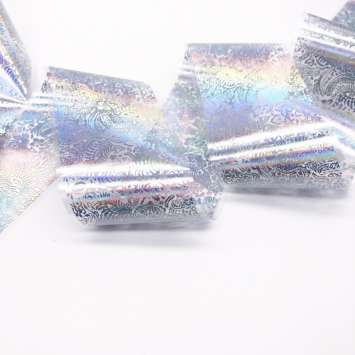 1473 Фольга переводная 4*50 см хром голография литья