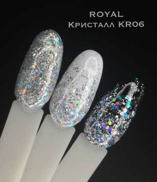 KR06 Гель-лак ROYAL "Кристалл" 10 ml           