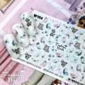 Fashion Nails Слайдер-дизайн WHITE № 104