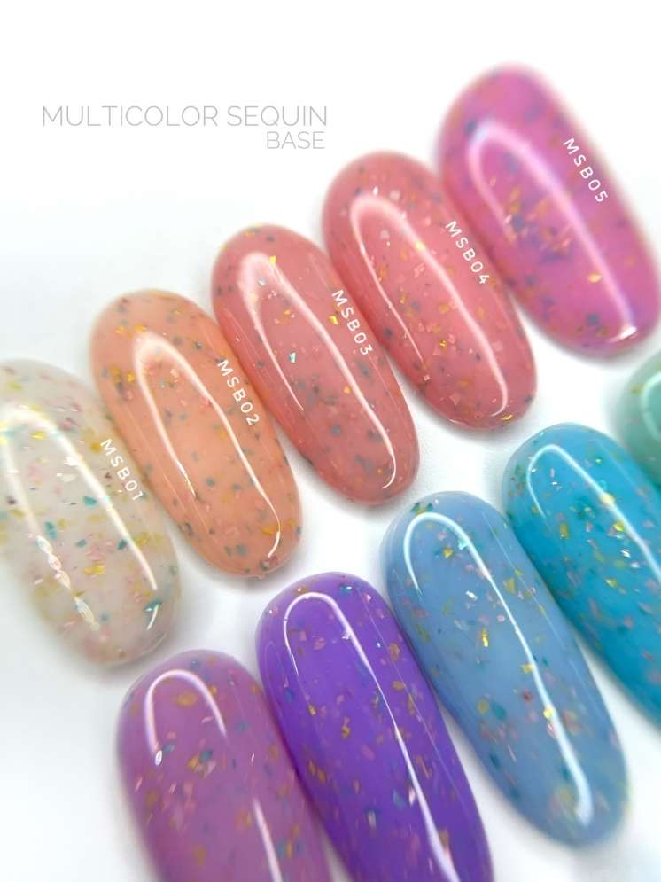 База камуфлирующая ROYAL "Мультиколор Sequin" MSB02