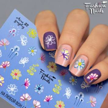 Fashion Nails Слайдер-дизайн AEROGRAPHY № 32