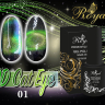 01 Гель-лак ROYAL 9D Кошачий глаз 10 ml       