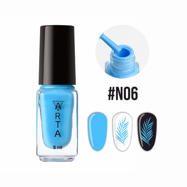 Лак для стемпинга Art-A неон 06, 5ml     