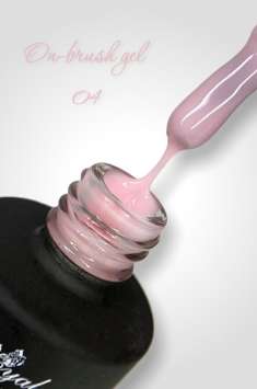 Гель Royal ON-BRUSH для укрепления и наращивания в бутылке 10 мл. OBG04