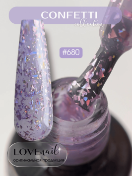 680 LOVE NAIL ГЕЛЬ ЛАК класса Premium           