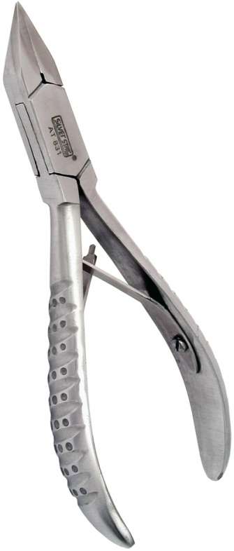 Кусачки педикюрные Silver Star AT-831 (16 мм) для вросшего ногтя серия Classic    