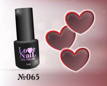 065 LOVE NAIL ГЕЛЬ ЛАК класса Premium     