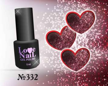 332 LOVE NAIL ГЕЛЬ ЛАК класса Premium    