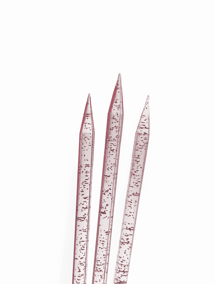 Акриловые апельсиновые палочки 50 шт - розовые