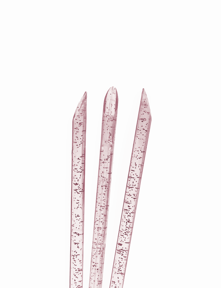 Акриловые апельсиновые палочки 50 шт - розовые