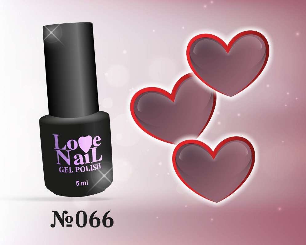 066 LOVE NAIL ГЕЛЬ ЛАК класса Premium     