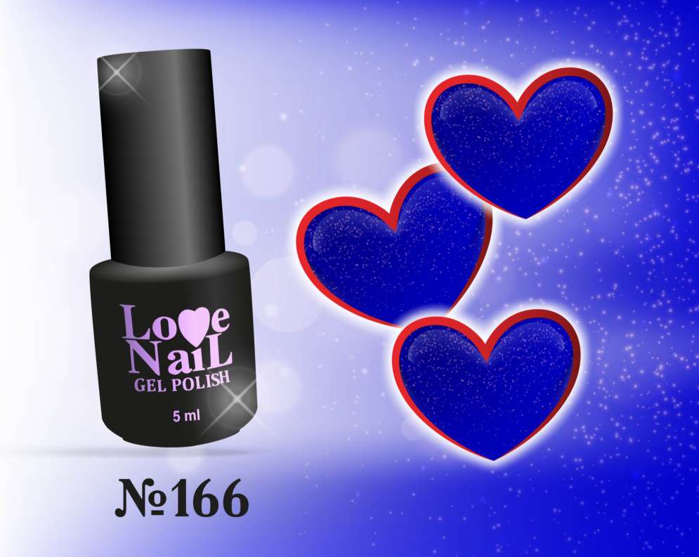 166 LOVE NAIL ГЕЛЬ ЛАК класса Premium 