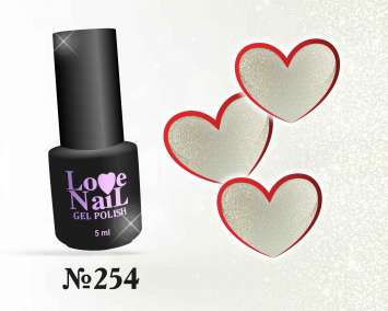 254 LOVE NAIL ГЕЛЬ ЛАК класса Premium                           