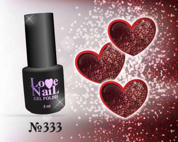 333 LOVE NAIL ГЕЛЬ ЛАК класса Premium    