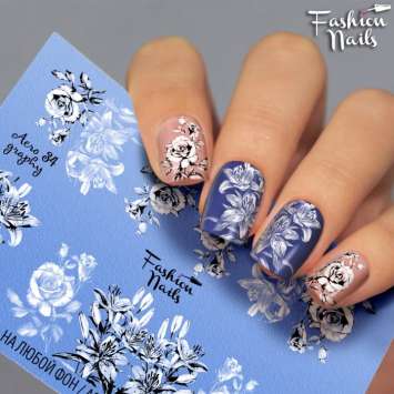 Fashion Nails Слайдер-дизайн AEROGRAPHY № 34