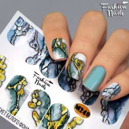 Fashion Nails Слайдер-дизайн METALLIC № 248