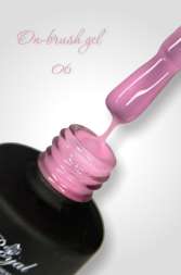 Гель Royal ON-BRUSH для укрепления и наращивания в бутылке 10 мл. OBG06