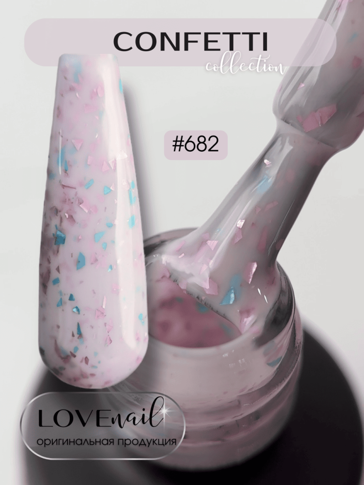 682 LOVE NAIL ГЕЛЬ ЛАК класса Premium          