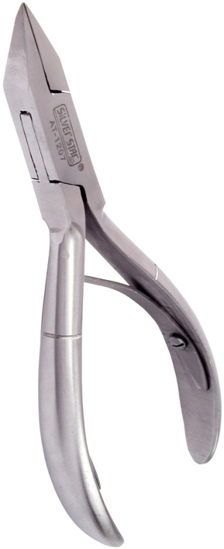 Кусачки педикюрные Silver Star AT-1207 (12 мм) для вросшего ногтя серия Classic      