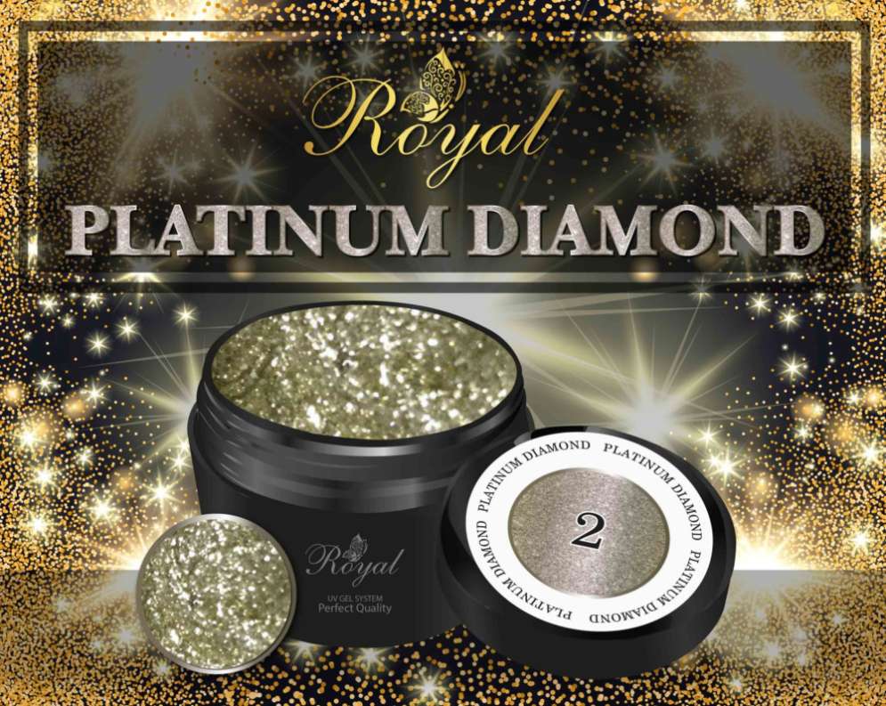 Гель-лак Royal PLATINUM DIAMOND 5 ml №02