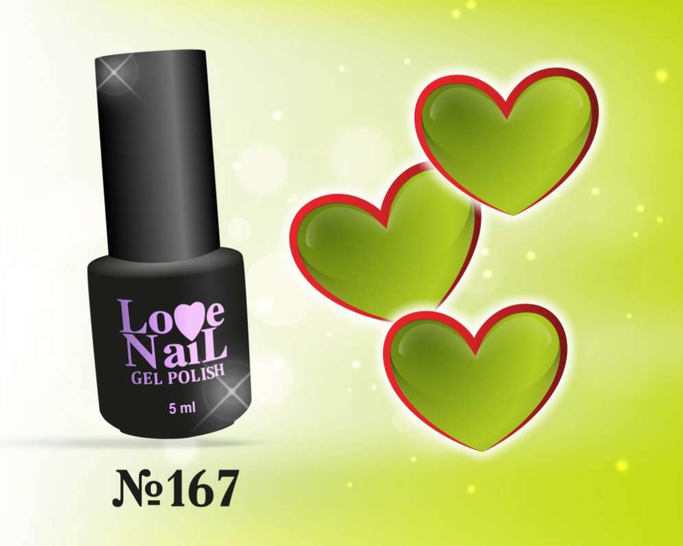 167 LOVE NAIL ГЕЛЬ ЛАК класса Premium 
