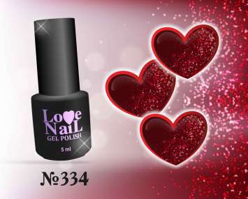 334 LOVE NAIL ГЕЛЬ ЛАК класса Premium    