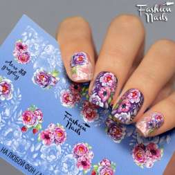 Fashion Nails Слайдер-дизайн AEROGRAPHY № 33