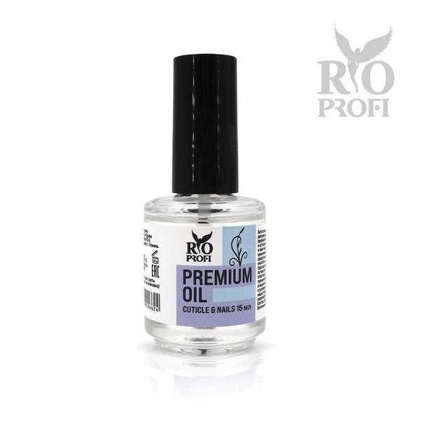 Rio Profi Premium Oil Питательное масло для кутикулы, гипоаллергенное, 15 мл. с кисточкой 