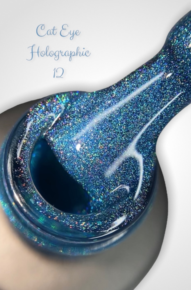 Гель-лак ROYAL Кошачий глаз &quot;Голографик&quot; HCER12 5 ml        