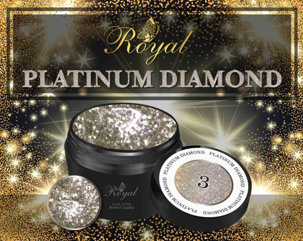 Гель-лак Royal PLATINUM DIAMOND 5 ml №03