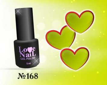 168 LOVE NAIL ГЕЛЬ ЛАК класса Premium 