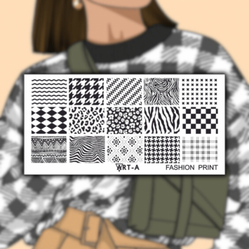 Пластина для стемпинга Art-A Fashion Print