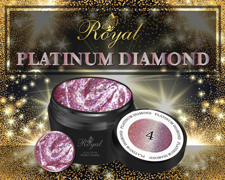 Гель-лак Royal PLATINUM DIAMOND 5 ml №04