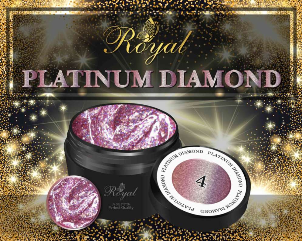 Гель-лак Royal PLATINUM DIAMOND 5 ml №04