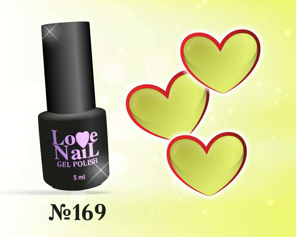 169 LOVE NAIL ГЕЛЬ ЛАК класса Premium 