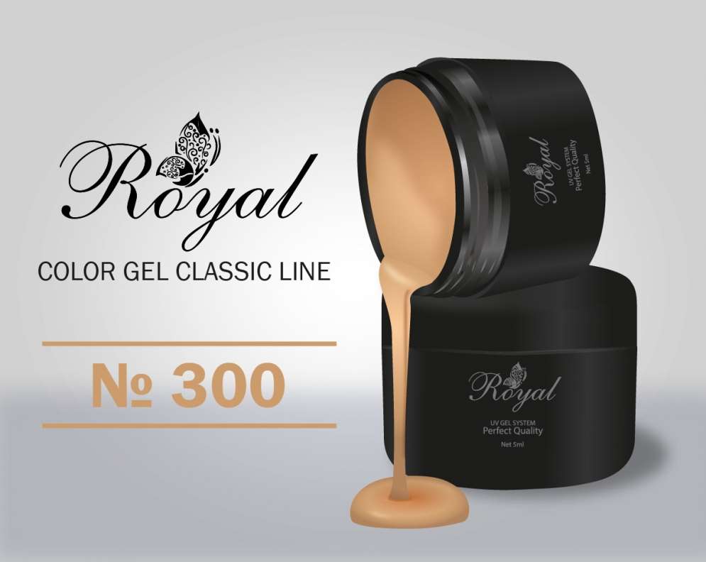 Цветной гель Royal Classic Line 5ml №300