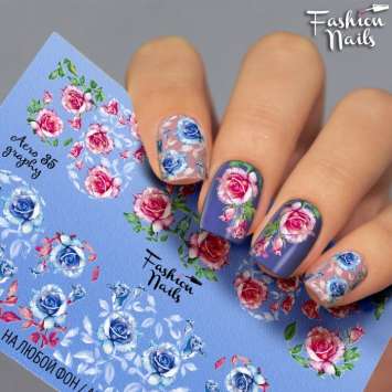 Fashion Nails Слайдер-дизайн AEROGRAPHY № 35