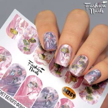 Fashion Nails Слайдер-дизайн METALLIC № 251