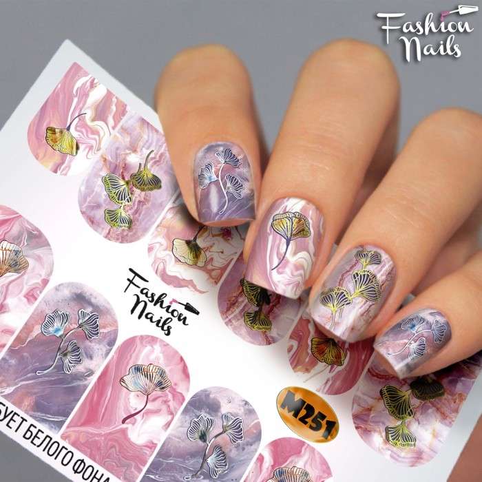 Fashion Nails Слайдер-дизайн METALLIC № 251