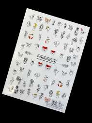 Наклейки Nogtemoda № 013