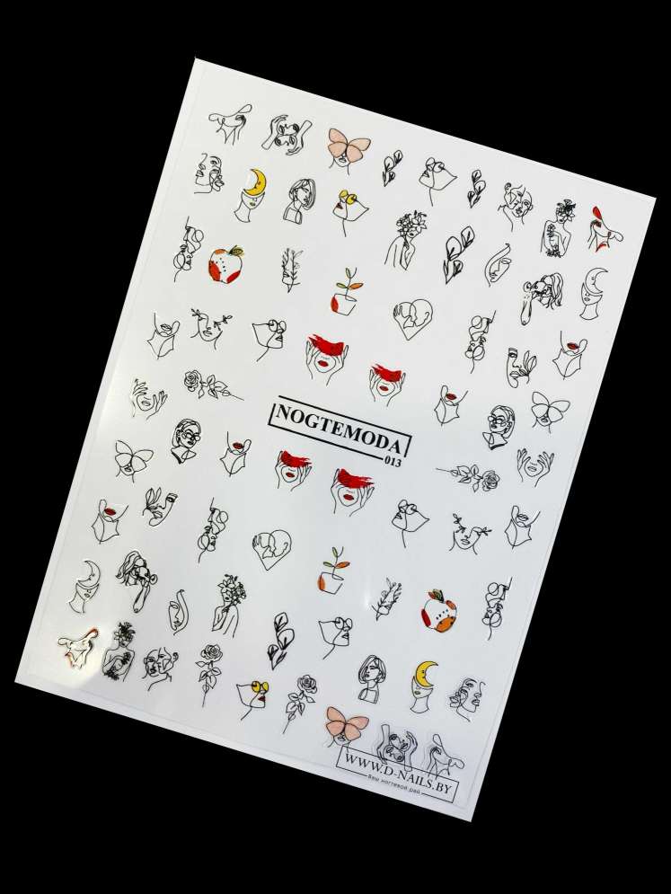 Наклейки Nogtemoda № 013