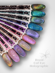 Гель-лак ROYAL Кошачий глаз "Голографик" HCER13 5 ml        