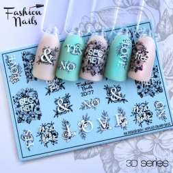 Fashion Nails Слайдер-дизайн 3D № 77