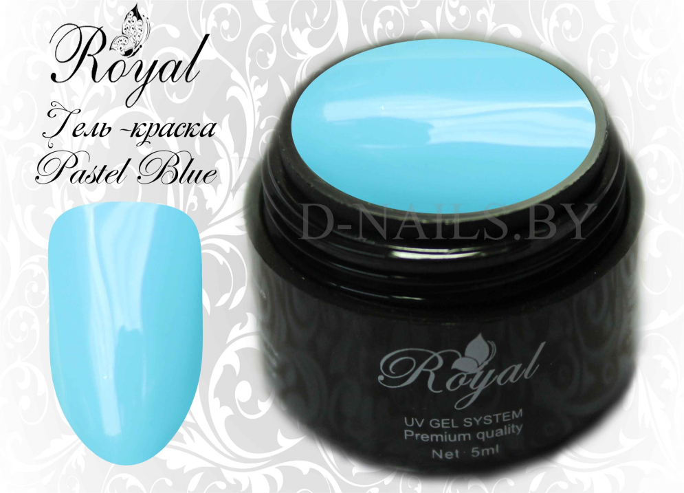 Гель-краска Royal Premium Line Pastel Blue 5 ml