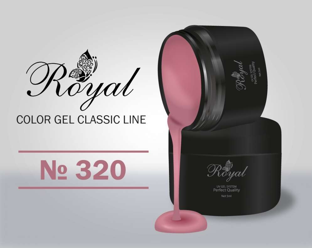 Цветной гель Royal Classic Line 5ml №320