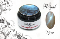 Цветной гель Royal Cat Eye "Кошачий глаз" 5 ml №01