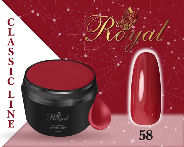 Гель-краска Royal Classic Line 5 ml №58