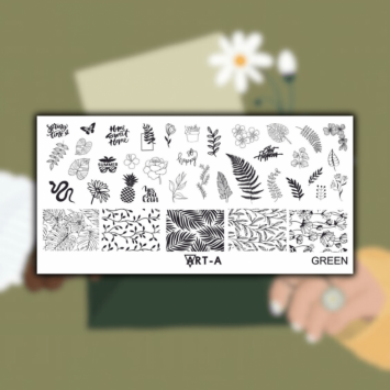 Пластина для стемпинга Art-A Green